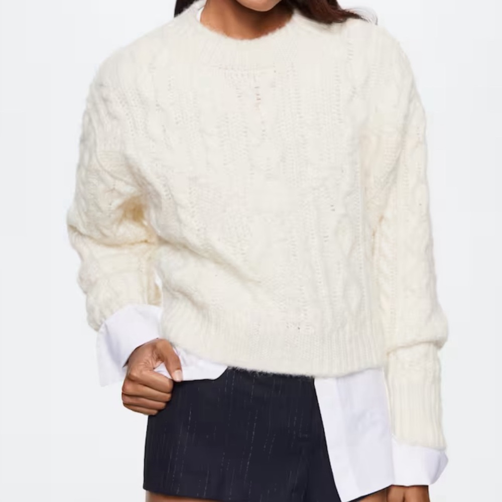 MANGO | Cable Knit Sweater | SM